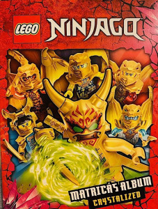 LEGO Ninjago Crystalized matricás album - 2023 Sticker matrica Album - Új