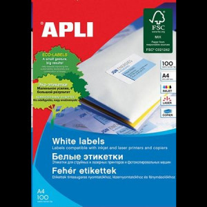 APLI 48.5x16.9 mm univerzális etikett, 6800 darab (LCA3128) (LCA3128)