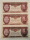 3 db 100 Ft SORSZÁMKÖVETŐ bankjegy B (1992) (AUNC). 1 Ft-os licit! (92) Kép