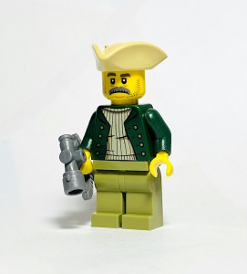 Kereskedelmi hajóskapitány EREDETI LEGO egyedi minifigura - Pirates - Új