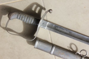 1850 M gyalogostiszti kard maratott pengével,