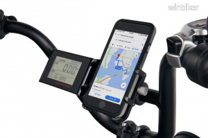 Kerékpáros telefontartó GUB Pro3 (fém kormányra rögzítő, vésztöltőhöz, GPS-hez is ideális, 3.5-6.2