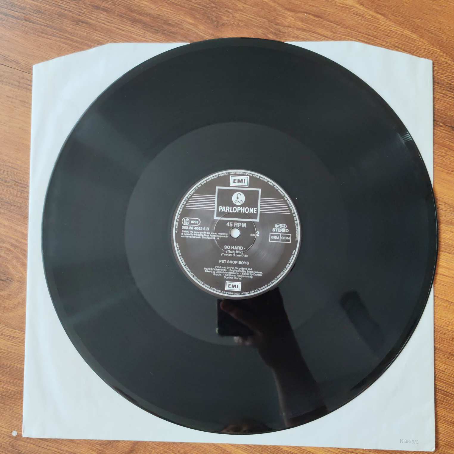 Pet Shop Boys / So Hard 060-20 4062 6