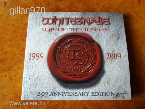Whitesnake - Slip of the tongue (CD+DVD) (Anniversary edition) (eredeti) INGYEN POSTA!