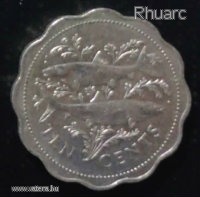 Bahama szigetek 10 cent 1998 Hal Hullámos