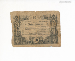 1860 10 Krajcár Kreuzer