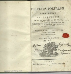 Delectus Poetarum (1825)
