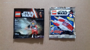 A-WING PILOT + A-WING : limitált bontatlan Star Wars LEGOK