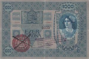 1000 Korona 1902 Ritkaság! -Fine