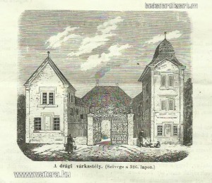 A drági várkastély (fametszet, 1868.)