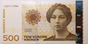 Norvágia 500 korona 2012 XF