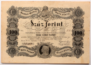 100 forint 1848 XF-