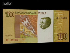 1 Ft-ról!!!  UNC !  100 Kwanza  Angola  Gyönyörű, ropogós, hajtatlan !! 2012