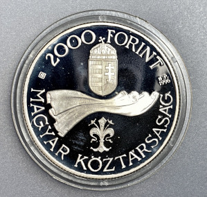 1996 Ötvenéves a Forint    2000 Forint PP  Certi