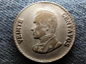 Kolumbia .300 ezüst 20 centavo 1953 B (id66271)