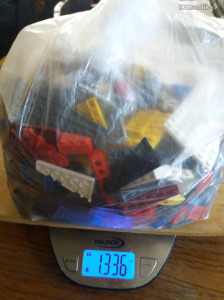 Lego alkatrészek 1 kg 33 dkg