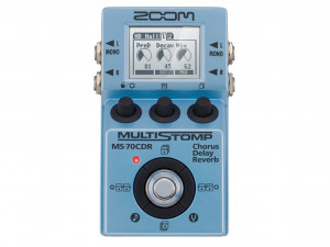 Zoom - MS-70CDR multieffekt pedál elektromos és basszus gitárhoz