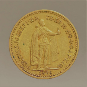 1893  Ferenc József  arany 10 Korona  -KI03