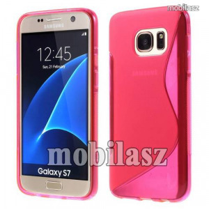 Szilikon tok, SAMSUNG SM-G930 Galaxy S7, Rózsaszín