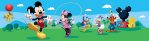 Walt Disney Mickey egér fal bordűr |  500  cm x 14 cm