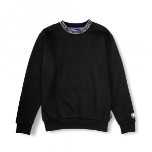 Twitch logós pulóver - fekete XL