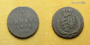 Lengyelország 1812 IB 3 grosze