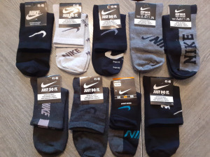 Nike zokni sportzokni 43-46  Új,Raktáron!  Megbízható eladótól! Több termék EGY szállítási díj! Kép