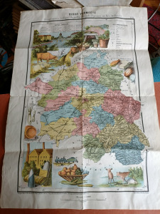 Bihar Vármegye Hátsek Ignácz térképe