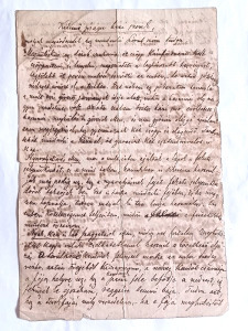 Kitűnő jóságú házi szerek 1850 k. - Vas Gereben inasa aláírással Házi patika feljegyzés kézirat
