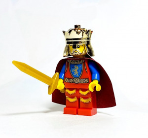 Király - Köpenyben EREDETI LEGO egyedi minifigura - Castle Kingdoms - Új