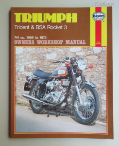 Triumph Trident, BSA Rocket 3 javítási könyv (1969-1975) Haynes