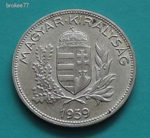 1939 - 1 Pengő !! EXTRA ezüst !