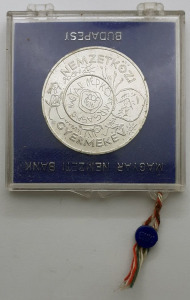 1979. évi Nemzetközi gyermekév 200 Ft, 28 g 640-es ezüst, BU, MNB tokban
