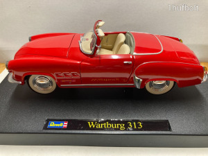 - Wartburg 313 Sportcoupé - Revell - 1:18 - autó modell - ÚJ dobozos - különleges ritkaság