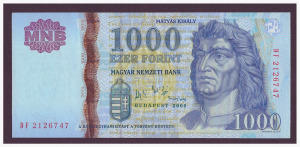 1000 Forint 2006 VF (DF sorozat) (meghosszabbítva: 3212805956) - Vatera.hu Kép