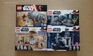  Egy új remény  1977:  NÉGYFÉLE Star Wars LEGO 75136 + 75229 +75246 + 75270