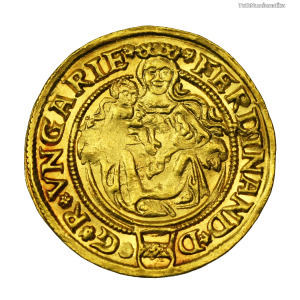 I. Ferdinánd Aranyforint 1555 K-B