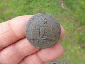 Belga 5 centes 1848