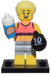 LEGO Gyűjthető minifigurák 25-ös széria - Fitness Instructor - ÚJ