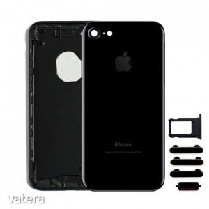 Apple iPhone 7 (4.7) fekete akkufedél (Jet Black)