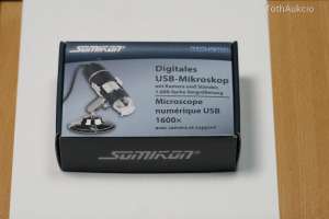 Sumikon DM-200 Digitális USB-Mikroszkóp kamerával és álvánnyal 1600x nagyítás