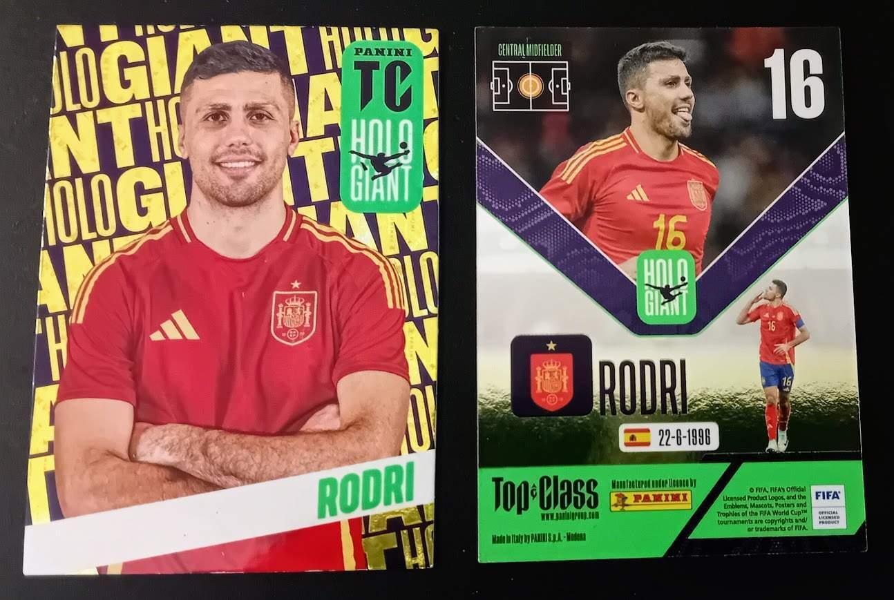 CARTE PANINI TOP CLASS 2025 RODRI #270 PURPLE UNBEATABLE FOIL SPAIN ESPAGNE CARTE PANINI TOP CLASS 2025 RODRI #270 PURPLE UNBEATABLE FOIL SPAIN ESPAGNE