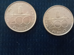 Ezüst 200 forintos 1995