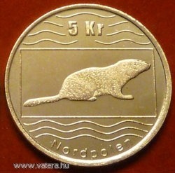 Északi Sark Norvég 5 korona 2012 UNC