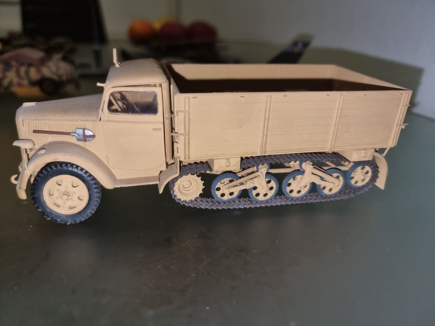 Maquette Italaerei Deutsches Afrikakorps - échelle 1/35 - Occasion En Très Bon état Jamais Montée