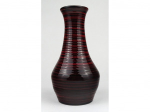 1Q717 Mid century iparművész kerámia váza 21 cm