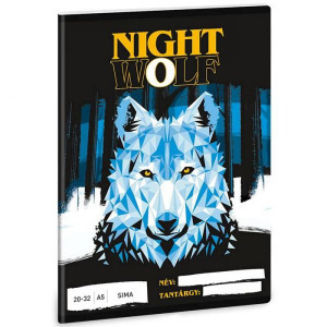 Nightwolf farkasos sima füzet - 20-32