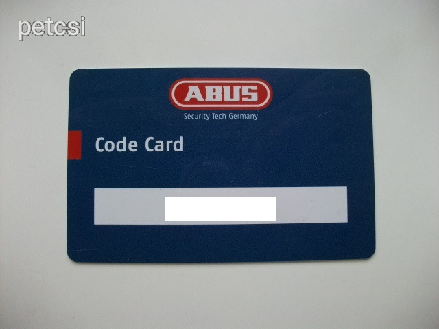 Abus code card