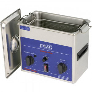 Ultrahangos tisztító 3 l  200 W  20 - 80 °C  240 x 135 x 100 mm  rozsdamentes acél  Emag EMMI 30HC