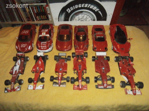 44 db Távirányítós Ferrari gyűjteményem egyben eladó Csepelen lehet személyesen átvenni !!!